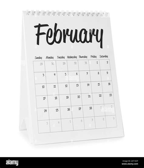 February Calendar Clipart Black And White Tree