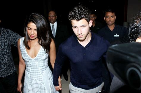 Nick Jonas Priyanka Chopra Stun During Date Night In Mumbai