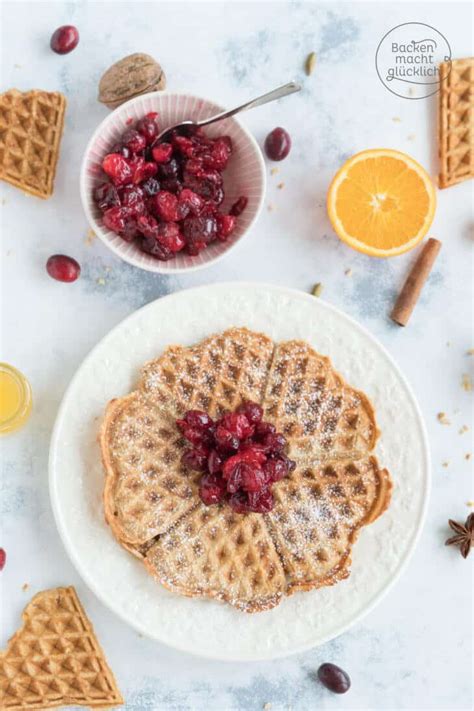 Winter Waffeln Mit Zimt Backen Macht Gl Cklich