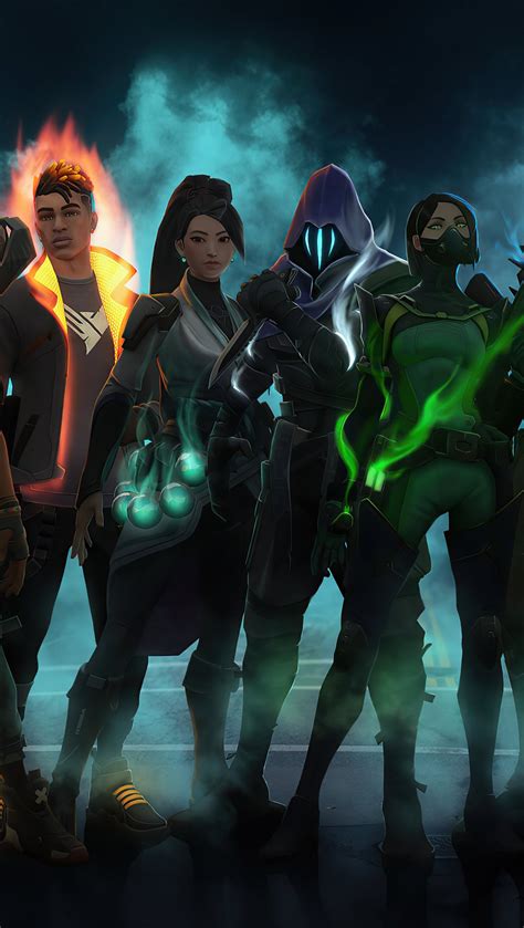 All characters from Valorant Wallpaper 4k HD ID:5943