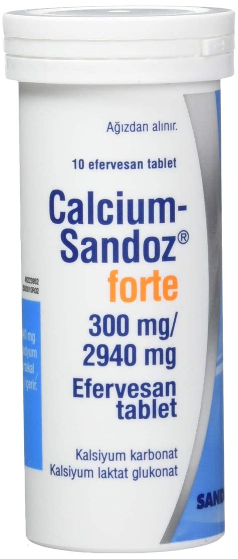 Buy Calcium Sandoz Effervescent S S By Novartis Online At