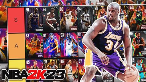 Nba 2K23 MyTeam Best Centers Tier List YouTube