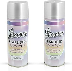 Albert Austin Pearlised Shimmer Spray Glitter Spray Paint 400 Ml