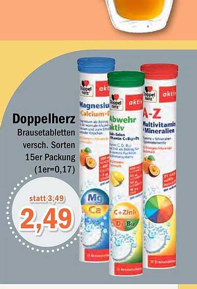 Doppelherz Brausetabletten Angebot Bei Aktiv Irma