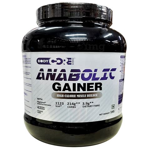 Body Core Science Anabolic Gainer Powder Vanilla Buy Jar Of 10 Kg Powder At Best Price In