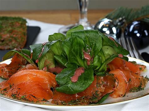 Gebeizter Lachs als Vorspeise Fabios Festtagsmenü von Chefkoch Video