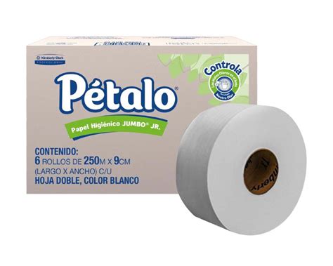 Papel Higiénico Jumbo Kimberly Clark Pétalo 6 Rollos 250mts Fastcomx