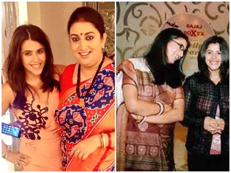 Smriti Irani Has A Witty Reaction To Ekta Kapoors Throwback Picture