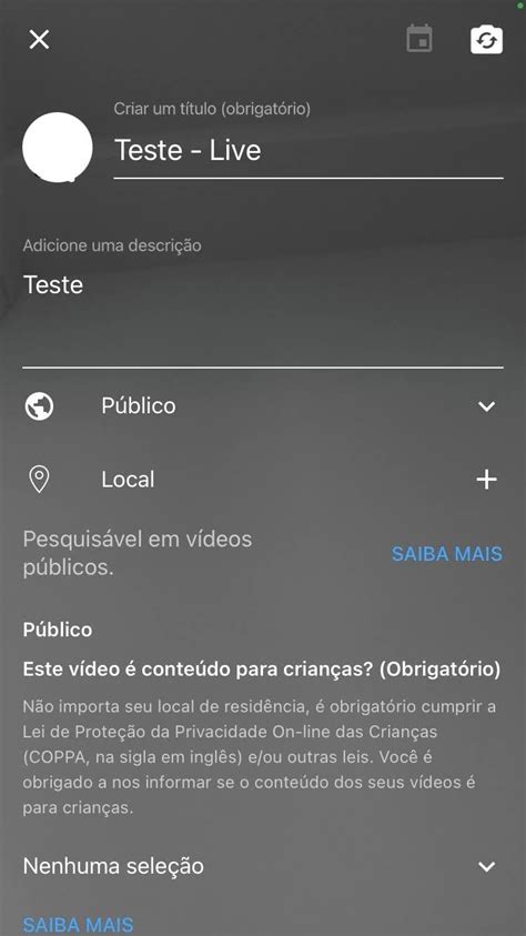 Aprenda Como Fazer Live No YouTube Passo A Passo