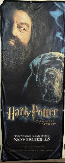 Hagrid Movie Theater Posterbanner Cloth Harry Potter Chamber Of