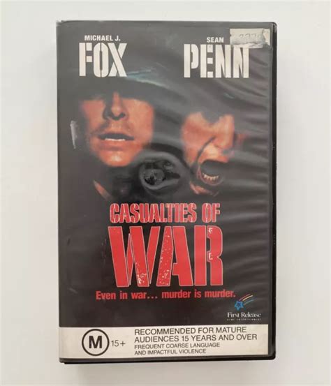 Casualties Of War Vhs First Release Big Box Ex Rental Video Tape