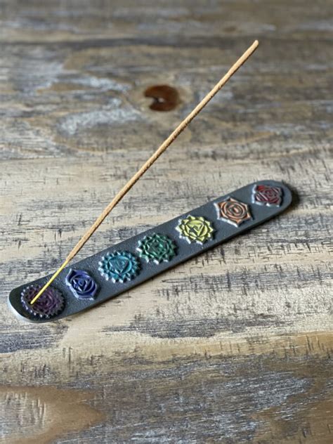 Chakra Incense Burner Metal Mama Moon Rocks