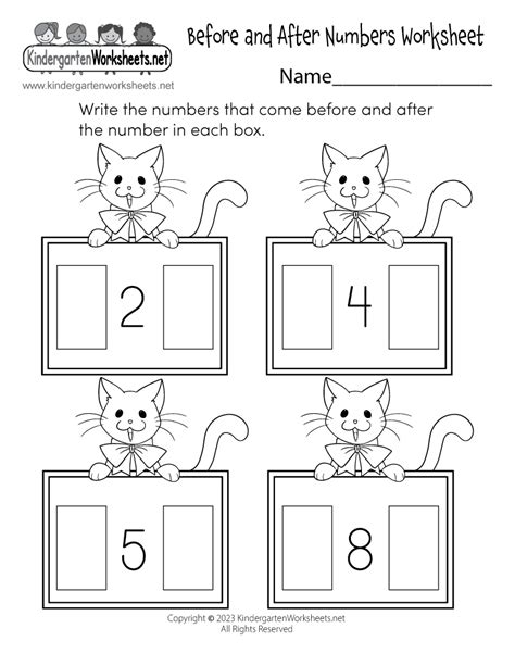 Kindergarten Counting Math Worksheet Free Kindergarten Math Worksheet