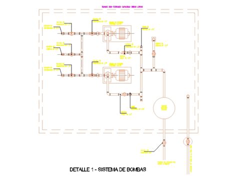 Sistema De Bombas En Autocad Descargar Cad 3411 Kb Bibliocad