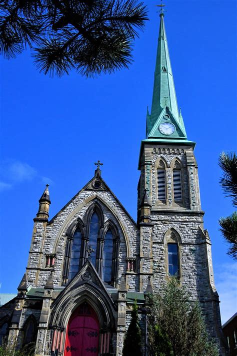 Trinity Anglican Church Facing Germain Street In Saint John Canada