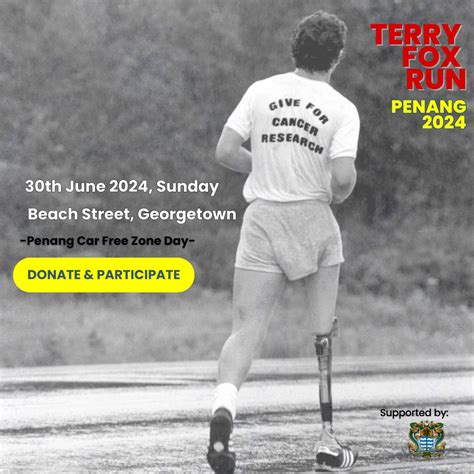 Terry Fox Run Penang 2024 Howei Online Event Registration