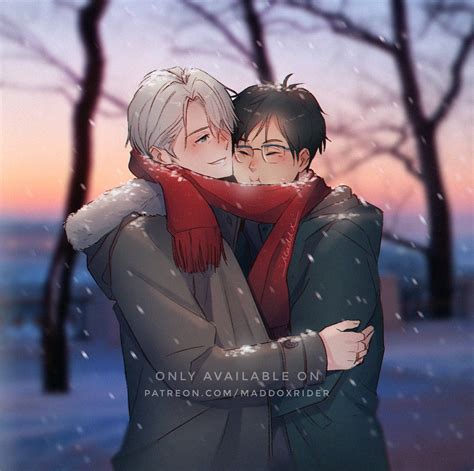 勝生勇利 ヴィクトル・ニキフォロフ 「at Least They Have Each Other Viktuuri 」 Maddox 🔜 Melbnova 🇦🇺のイラスト