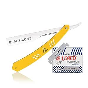 Amazon BEAUTICONE Straight Razor Professional Barber Razor For