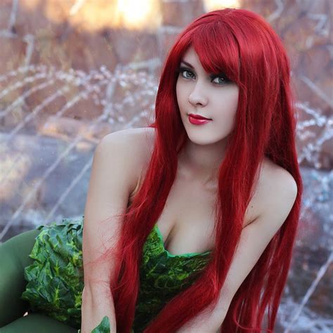 Poison Ivy Cosplay Costume Dc Comics Poison Ivy Green Etsy