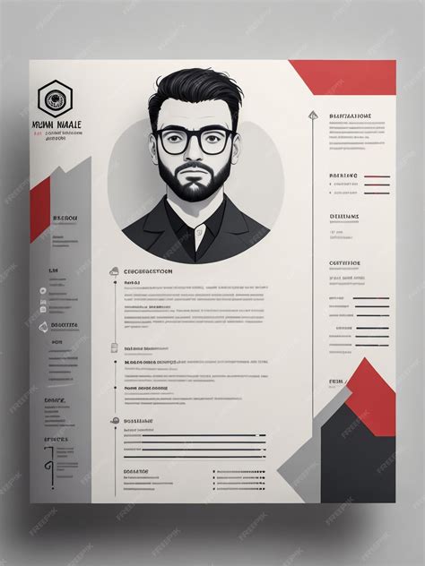 Premium Photo | Simple Resume Template Cv Design
