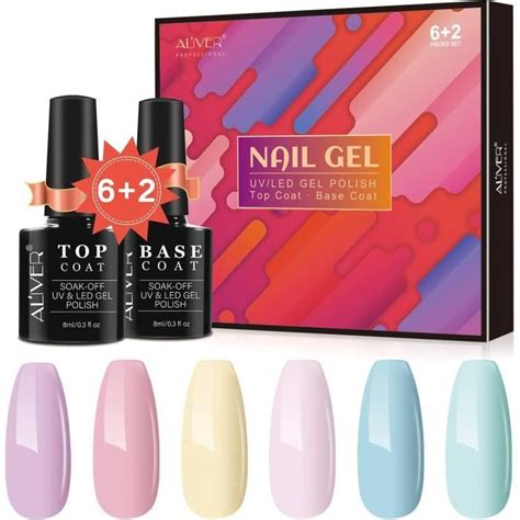 Kit De Vernis Ongles En Gel Ensemble De Vernis Ongles En Gel