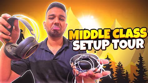 SETUP TOUR OF A MIDDLE CLASS GAMER VLOG 2 YouTube