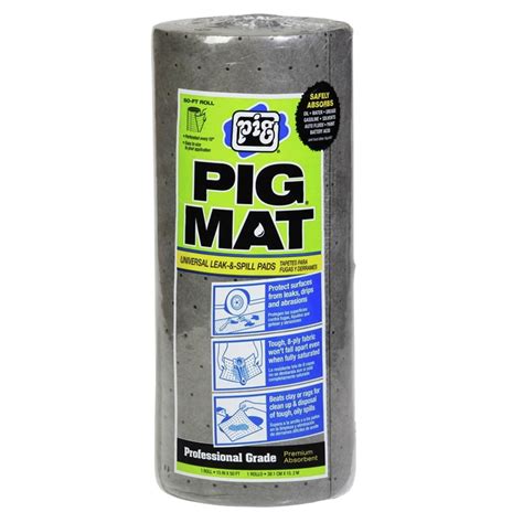 New Pig In X Ft Universal Light Weight Absorbent Pig Mat