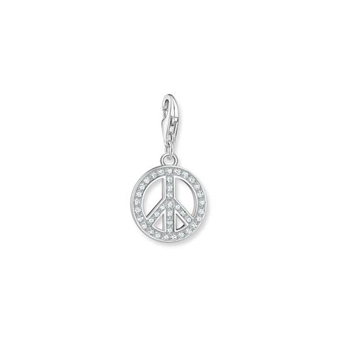 Thomas Sabo Charm Anh Nger Peace Silber