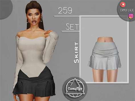 The Sims Resource Set 259 Skirt