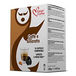 Capsule Italian Coffee Caff E Amaretto Compatibili Lavazza A Modo Mio