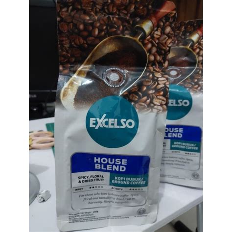 Jual Kopi Excelso House Blend [200gr] original by Excelso kopi bubuk ...