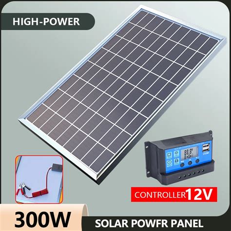 Kit Pannello Solare 300W Complete12V Generatore Solare Portatile A