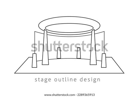 Stage Background Design Wedding Stock Vector Royalty Free 2289365913