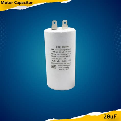 20UF 450VAC Motor Run Capacitor 450V AC CBB60 20 UF Round 47 OFF