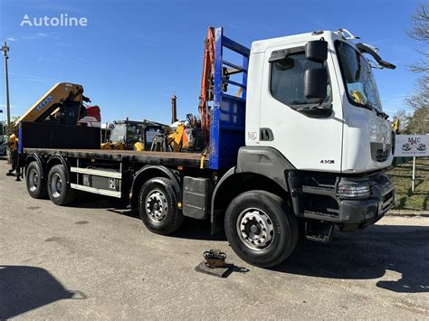 Renault KERAX 430 DXI 8x4 CRANE EFFER 305 6S 7m20 PLATFORM 5 6F