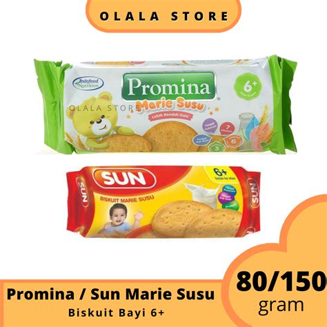 Jual Promina Sun Biskuit Marie Roll Susu G M Shopee Indonesia