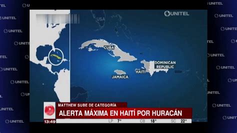 Llegada Del Huracán Matthew Ocasiona Alerta Máxima En Jamaica Y Haití