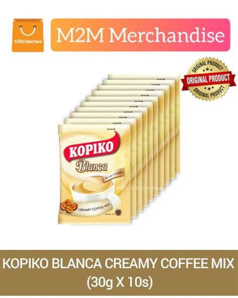 Kopiko Blanca Creamy Coffee Mix Single Pack G X S Lazada Ph