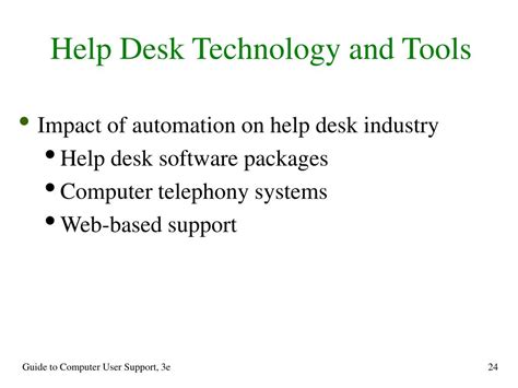 Ppt Chapter 6 Help Desk Operation Powerpoint Presentation Free