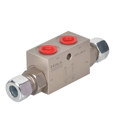 Rck Double Acting Pilot Check Valve Hika Hydraulics