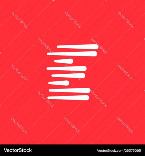 Letter E Logo Icon Design Template Elements Vector Image