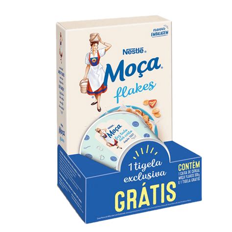 Kit Cereal Matinal Moça Flakes Grátis Tigela 330g