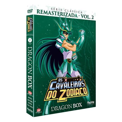 Dvd os cavaleiros do zodíaco série clássica dragon box VOL 2