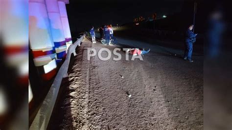 Muere Motociclista Al Derrapar En Distribuidor De La Salida A Parral