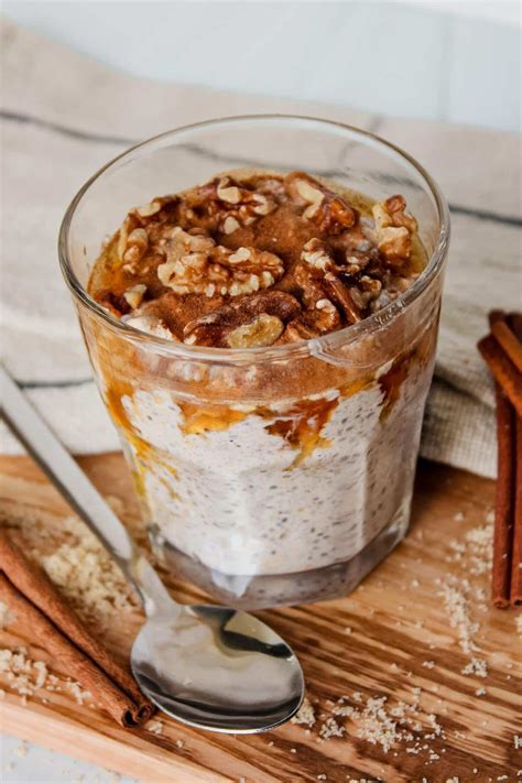 Maple Brown Sugar Overnight Oats High Protein The Balanced Nutritionist