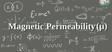 Magnetic Permeability Formula SI Units Types And Dimensions