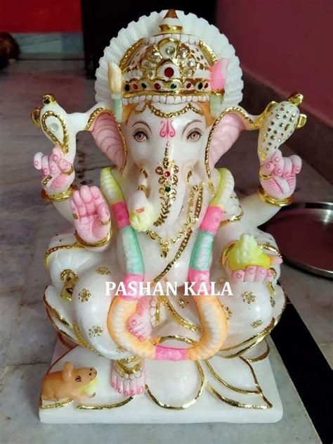 Marble Lord Ganesha Statue Temple At Rs In Agra Id