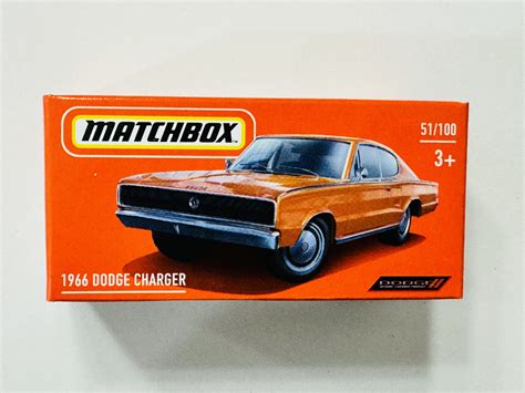 Matchbox Power Grabs 51 1966 Dodge Charger