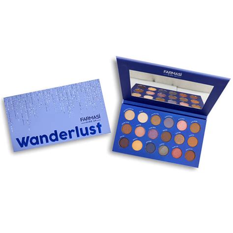 FARMASI MAKE UP WANDERLUST EYESHADOW PALETTE 18 SHADES - SHG Cosmetics