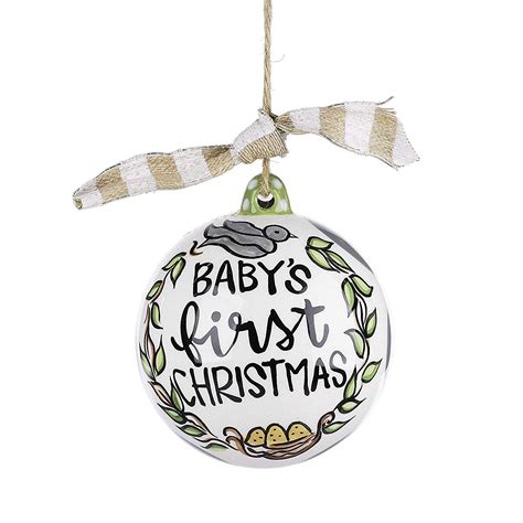 Buy Babys First Christmas Booties Porcelain Personalized Ornament